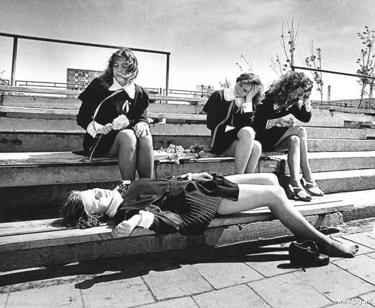 Последний звонок, Клайпеда, Литовская ССР, 1970–е история, смотреть, фото