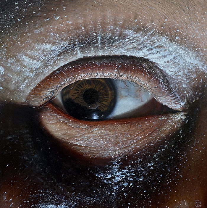 Картина Ода и Кит Кинга гиперреализм, картина, фотография