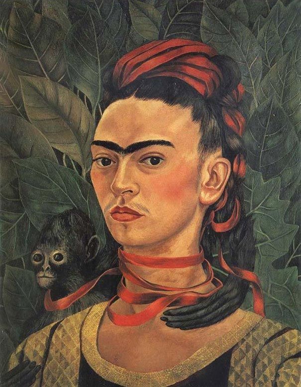Если каждый изображённый на картине однобровая женщина, то это Фрида Кало великие, искусство, художнику