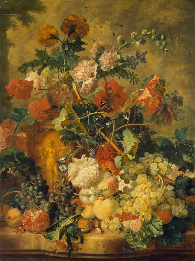 Ян ван Хёйсум (нидерл. Jan van Huysum; 15 апреля 1682, Амстердам — 8 февраля 1749, Амстердам) — нидерландский художник голландские натюрморты, живопись, искусство, красота, цветы