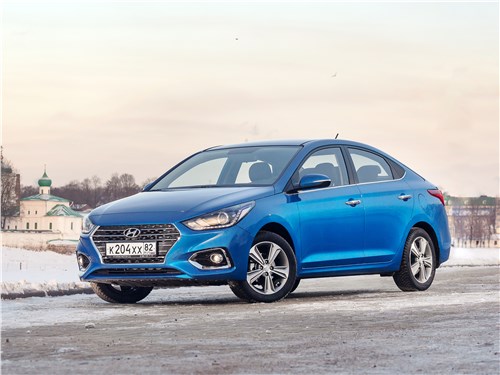 Предпросмотр hyundai solaris 2017 вид спереди