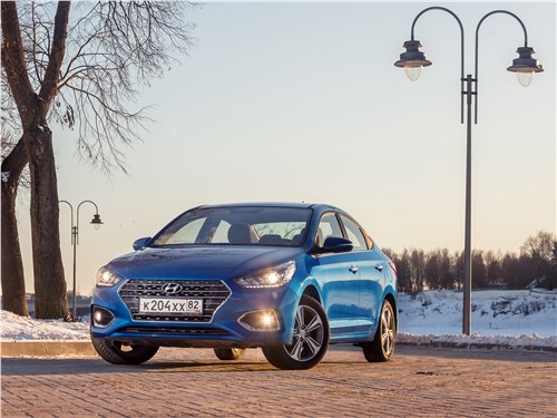 Предпросмотр hyundai solaris 2017 вид спереди