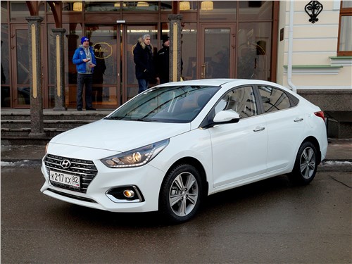 Предпросмотр hyundai solaris 2017 вид спереди