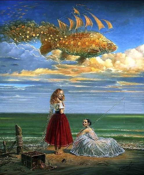 Фантастические картины Michael Cheval...