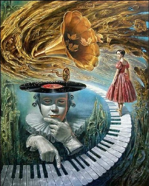 Фантастические картины Michael Cheval...