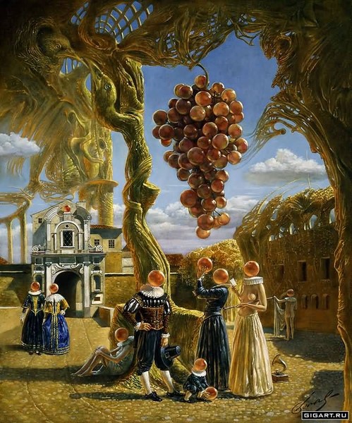 Фантастические картины Michael Cheval...