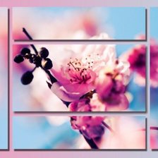 Схема вышивки «цветок сакуры»