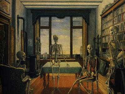 Skeletons In An Office