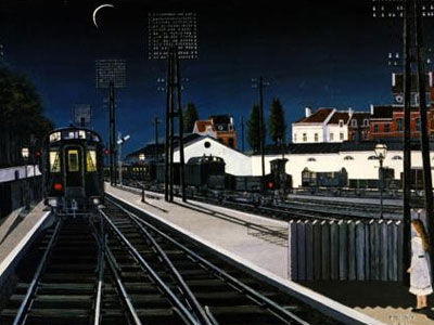 Train In Evening