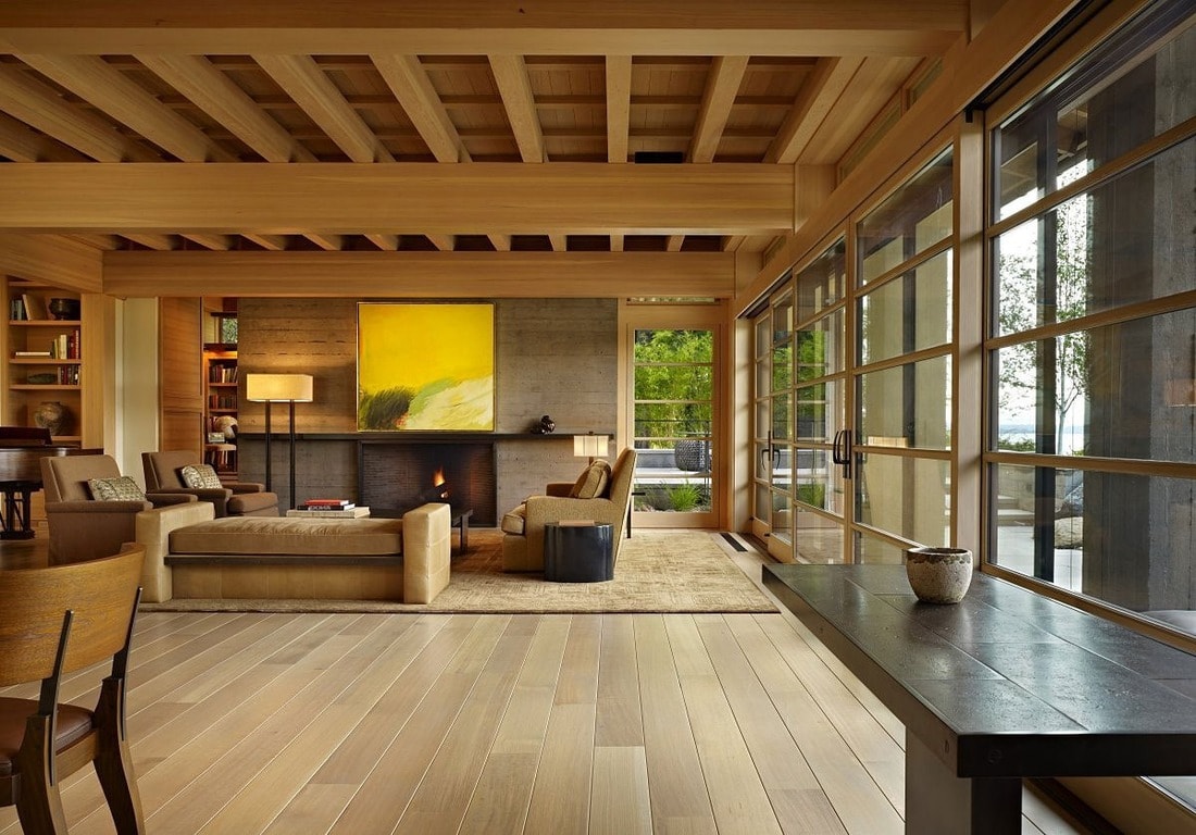 Интерьер дома в японском стиле должен быть выдержан в единой цветовой гамме. Это поможет создать спокойную и умиротворенную обстановку