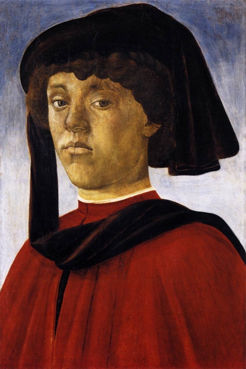 Сандро Боттичелли. Портрет молодого человека. Около 1469. Темпера. 51х33,7 см. Галерея Палатина (Палаццо Питти), Флоренция.