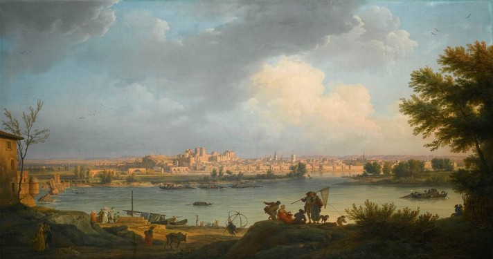 Клод Жозеф Верне (1714–1789). Вид Авиньона. 1757. Холст, масло. 99х183 см. Частная коллекция.