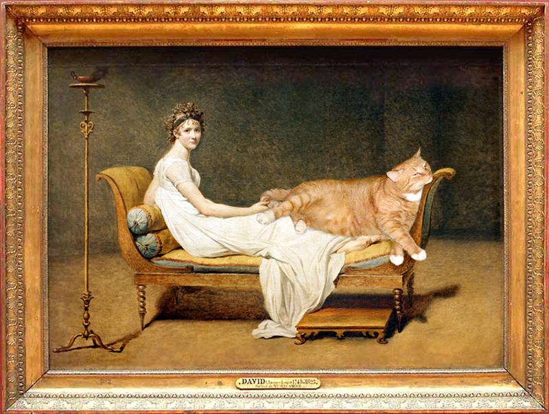 Jacques Louis David, Le Chat avec Madame Recamier