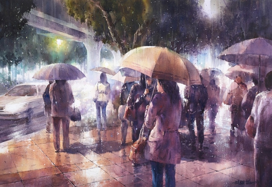 Amazing watercolor paintings by contemporary artists 05