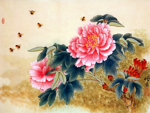 цветы в кинайской живописи 29