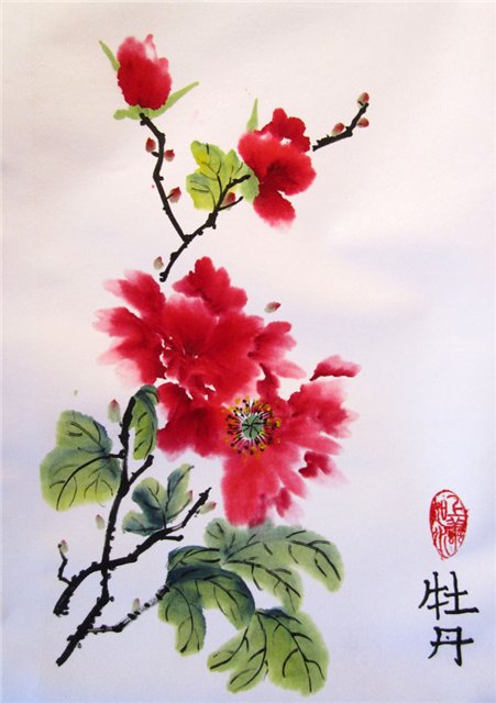 цветы в кинайской живописи 3а