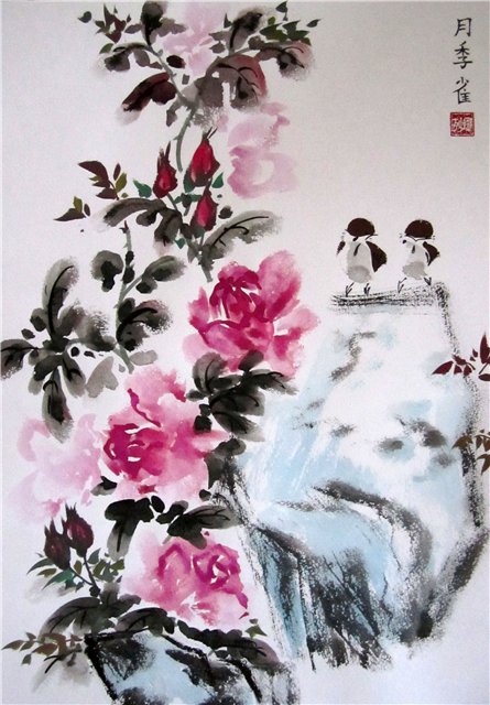 цветы в кинайской живописи 4а