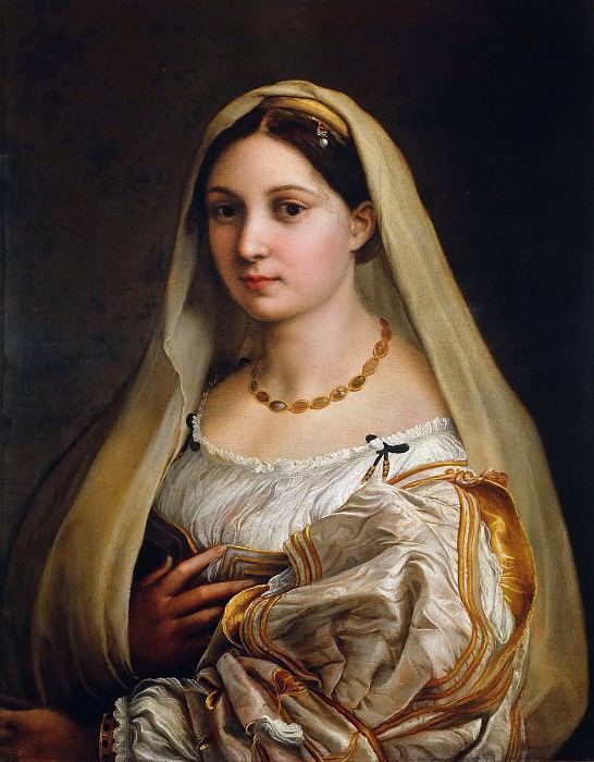 Рафаэль - Raffaello Sanzio da Urbino (1483-1520) - Дама под покрывалом (Донна Велата) ок. 1516 (живопись на Gallerix.ru)