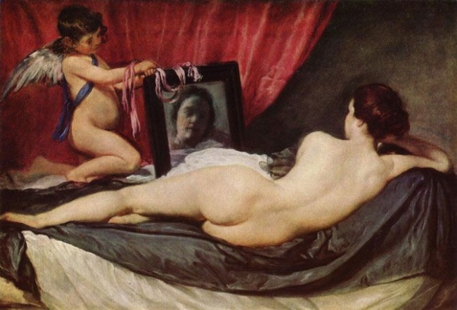 © wikipedia   Картина Диего Веласкеса « Венера с зеркалом » сама по себе представляет тайну: ис