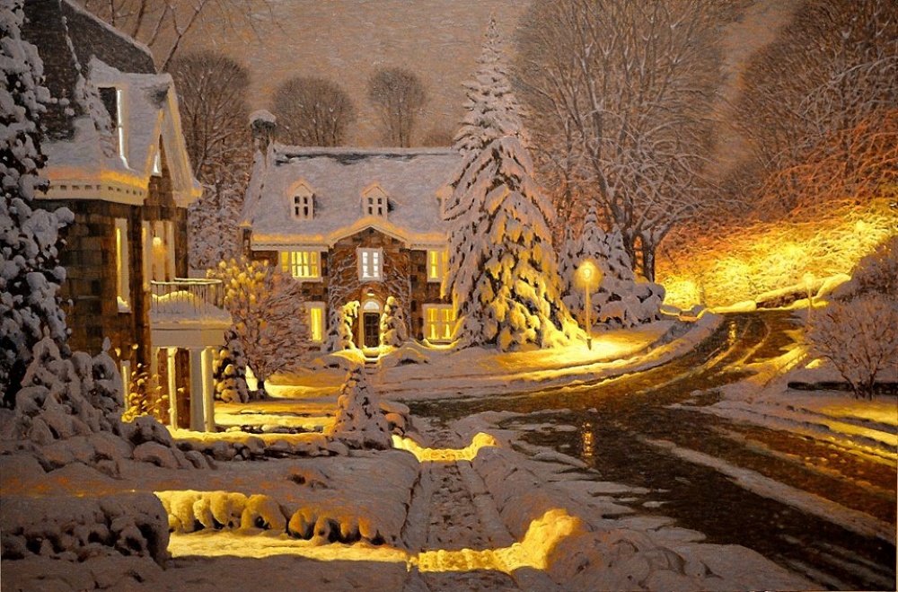 15 картин, наполненных уютом зимнего вечера