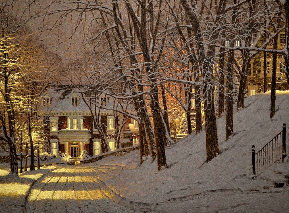 15 картин, наполненных уютом зимнего вечера