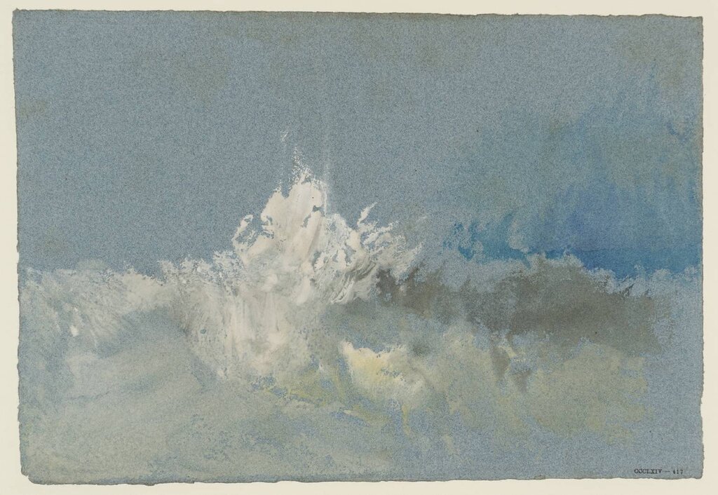 The Breaking Wave ?circa 1832 by Joseph Mallord William Turner 1775-1851