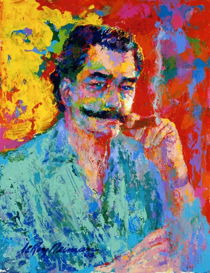 Художник LeRoy Neiman / Лерой Нейман. Современное искусство Америки