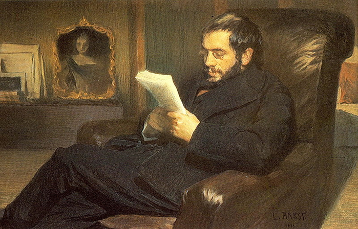 Портрет Александра Бенуа, 1898 (700x448, 388Kb)