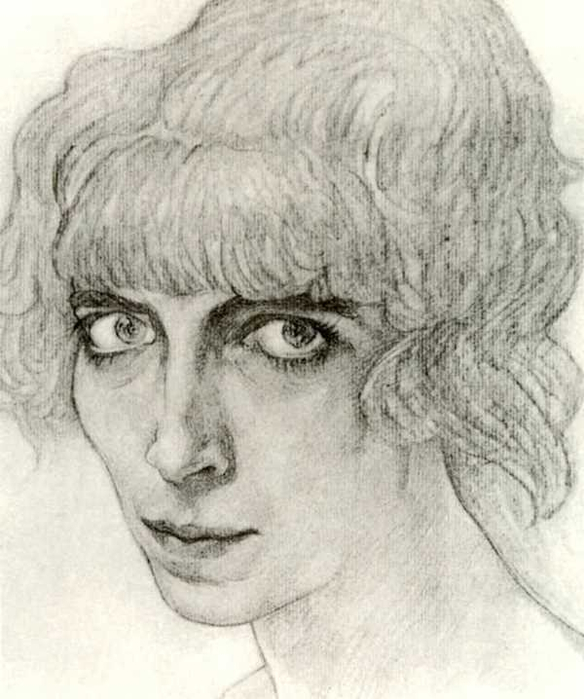 Портрет танцовщицы М.Казати, 1912 (584x700, 248Kb)