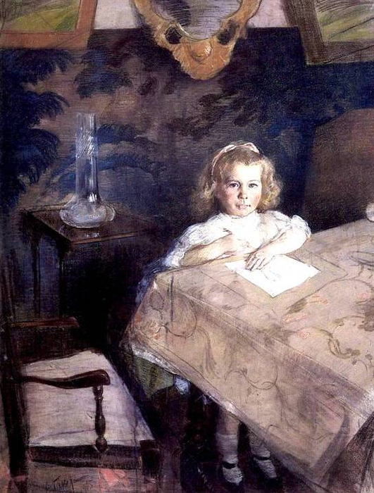 Портрет девочки. 1905 (531x700, 394Kb)