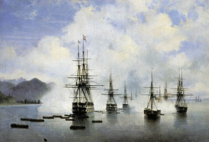 Десант Н.Н.Раевского у Субаши, 1839 (700x474, 294Kb)