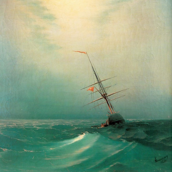 Ночь. Голубая волна, 1876 (700x700, 424Kb)
