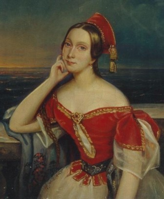 Marie Taglioni. Неизвестный художник (336x409, 30Kb)
