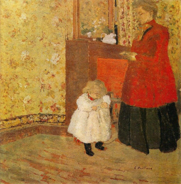 Mother and child, 1900. (600x610, 239Kb)
