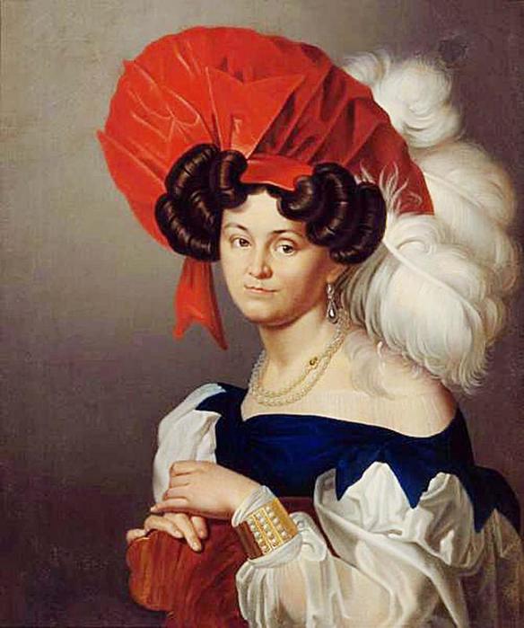 Орлова-Чесменская, Анна Алексеевна портрет работы И. В. Баженова, 1838 год (584x700, 52Kb)