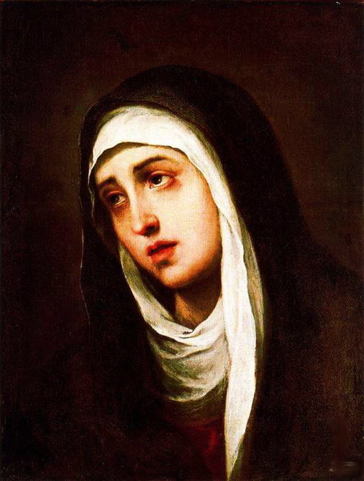 Мать Скорбящая (Dolorosa) 1660-1670 (529x700, 85Kb)