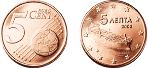 5 евро центов