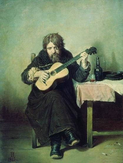 В.Г.Перов, Гитарист-бобыль. Изображение № 34.