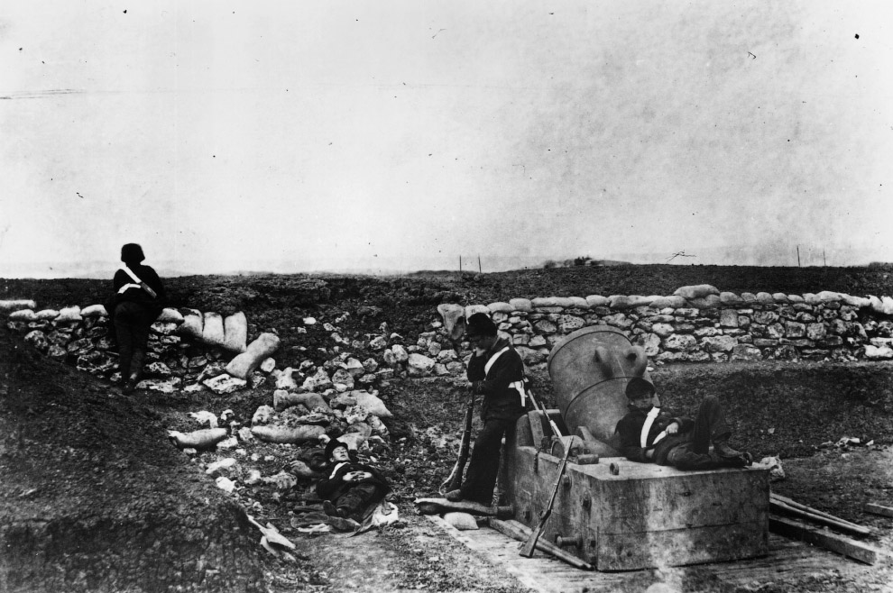 Минометчики во время осады Севастополя