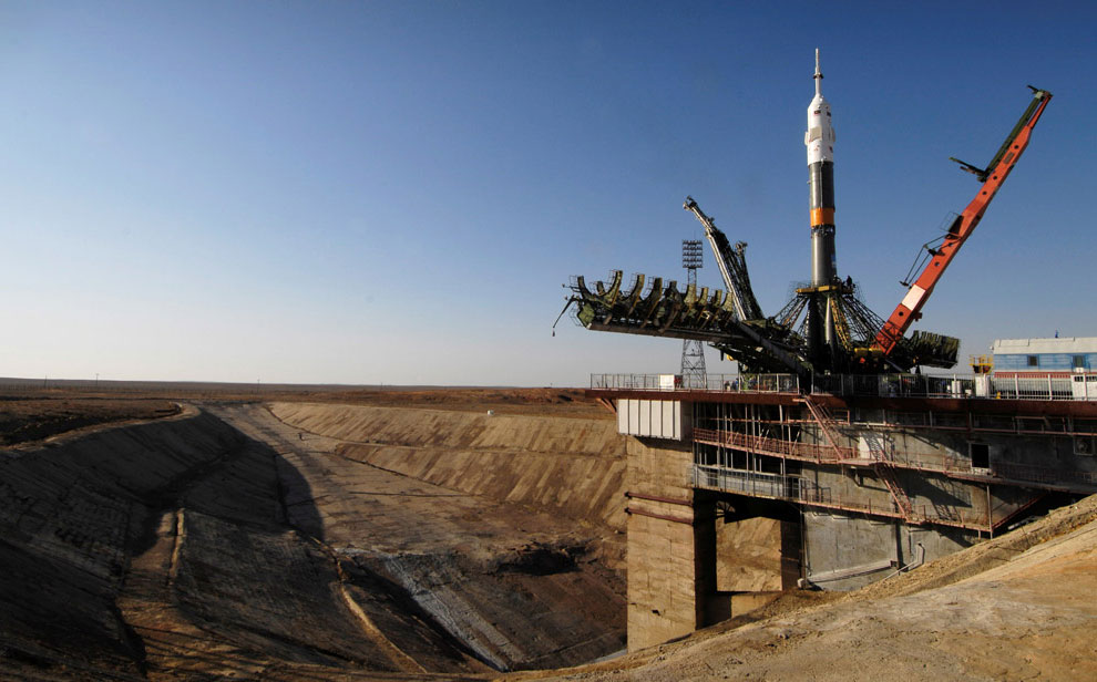 Союз ТМА-11 старт на космодроме Байконур, фото