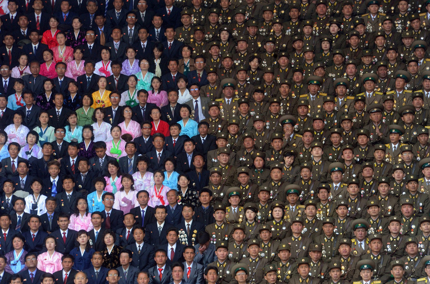 празднование Ким Ир Сена в Пхеньяне