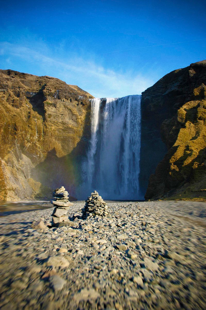 водопад Исландии