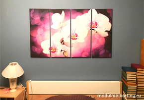 Модульная картина орхидеи - modulik.ru