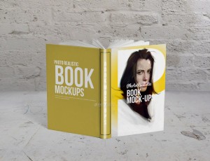 мокап книга realistic book mock up free