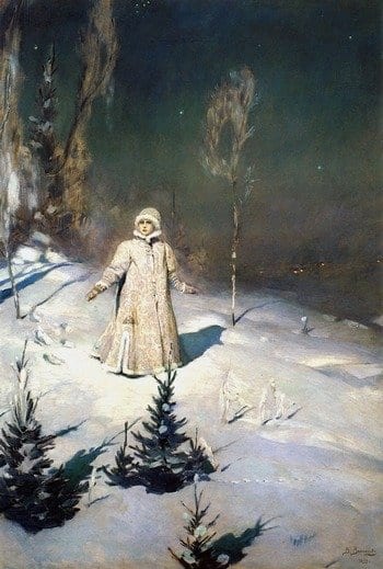 Картина Васнецова «Снегурочка»