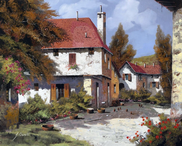 Прогулки по великолепной Италии с художником Guido Borelli