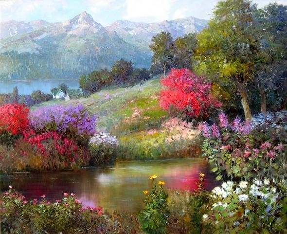 Американский художник-импрессионист нового поколения Kent R. Wallis