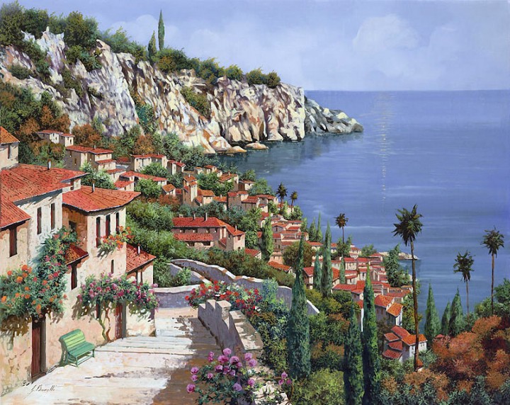 Прогулки по великолепной Италии с художником Guido Borelli