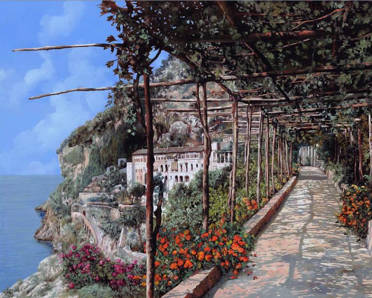 Прогулки по великолепной Италии с художником Guido Borelli