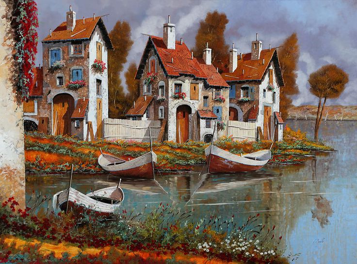 Прогулки по великолепной Италии с художником Guido Borelli